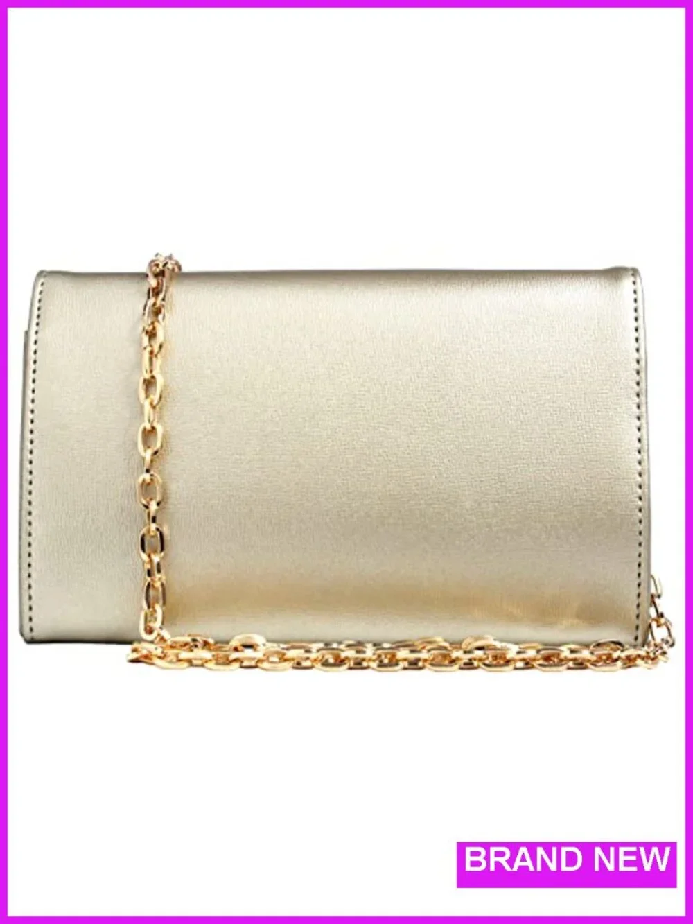 Women's Clutch Evening Bag Envelope Handbag with Detachable Chain